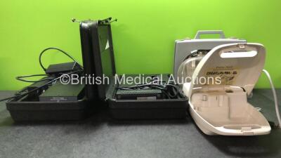 Mixed Lot Including 2 x Neuro Control Ref 1674 Power Supplies in Carry Cases (Both Power Up) 1 x Philips Respironics Porta-Neb Nebulizer (Powers Up) 1 x Laerdal Suction Unit with 1 x DC Power Supply (Untested)