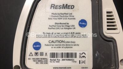 Mixed Lot Including 1 x ResMed S8 Escape CPAP, 1 x Surgical Design Bipolar Coagulator, 1 x Graseby MS 16A Hourly Rate Syringe Driver, 1 x Brother P-Touch 1250 and 1 x Huntleigh LifePulse LP10 Monitor - 8