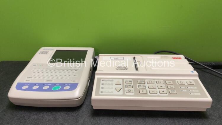 Job Lot Including 1 x Nihon Kohden Cardiofax S Electrocardiograph Machine (Powers Up) 1 x Seca CT3000i ECG Machine (No Power)