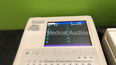 Job Lot Including 1 x Nihon Kohden Cardiofax S Electrocardiograph Machine (Powers Up) 1 x Seca CT3000i ECG Machine (No Power) - 2