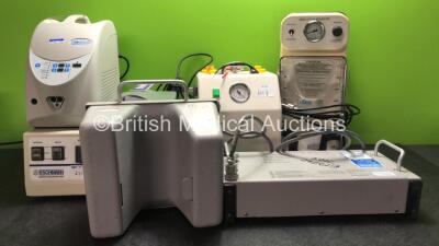 Mixed Lot Including Mixed Lot Including 1 x SAM 14 Suction Unit (Powers Up with Missing Cup) 1 x Datascope System Battery Module, 1 x Eschmann Smoke Evacuator (Powers Up) 1 x NovaSure RF Controller (Powers Up with Alarm)1 x Ranger Blood / Fluid Warmer (Po