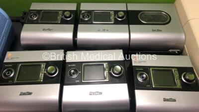 Job Lot Including 6 x ResMed S9 AutoSet CPAP Units with 1 x H5i Humidifier, 2 x Medix Nebulisers (1 x Turboneb 2, 1 x Econoneb) 1 x Salter Aire Elite Compressor and 1 x Profile Nebuliser - 3