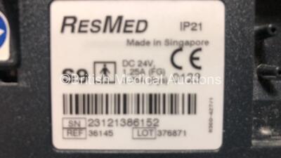 Job Lot Including 6 x ResMed S9 AutoSet CPAP Units with 1 x H5i Humidifier, 2 x Medix Nebulisers (1 x Turboneb 2, 1 x Econoneb) 1 x Salter Aire Elite Compressor and 1 x Profile Nebuliser - 4