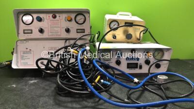 Mixed Lot Including 1 x Oak Medical Services LTD Model MK 4S Tourniquet Machine, 1 x Thackray MK4 Tourniquet Machine and 1 x Oak Medical Services Pressure Regulator