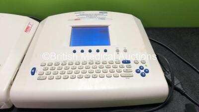 3 x Seca CT8000L ECG Machines with 3 x 10 Lead ECG Leads (All Power Up) - 2