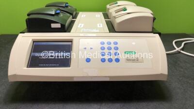 Bio Rad Tetrad 2 Peltier Thermal Cycler with 4 x Bio Rad Alpha Unit Blocks (Powers Up)