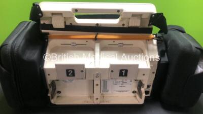 Medtronic Physio-Control Lifepak 12 Biphasic 12-Lead Defibrillator / Monitor with SPO2, CO2, NIBP, ECG and Printer Options, 1 x Ref.11111-000019 and 1 x Ref.11111-000023 ECG Leads, 1 x SpO2 Lead with Finger Sensor, 1 x BP Lead with Cuff and Lifepak Carry - 6