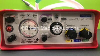 Pneupac paraPAC Plus 310 Ventilator with Hose *2* - 2