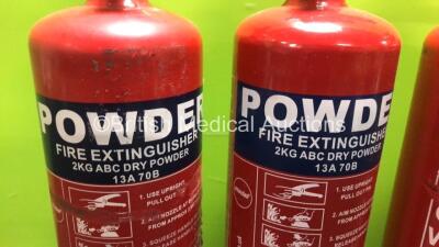 5 x Stedall Fire Extinguishers (2 x Powder, 3 x Foam) *2* - 2