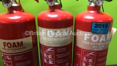 5 x Stedall Fire Extinguishers (2 x Powder, 3 x Foam) *2* - 3