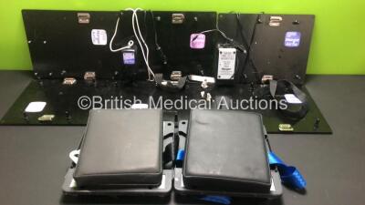 Job Lot Including 6 x Mangar Stowage Boards with 2 x DC Power Supplies and 2 x Toughbook Docking Stations