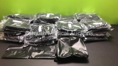 50 x Black Storage Bags - 2 Piece Sets (Unused in Bags) Stock Photo Used