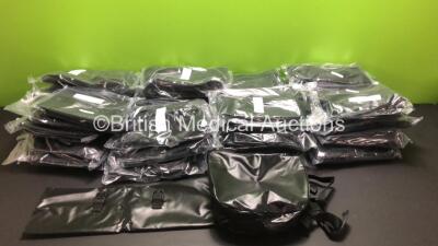 50 x Black Storage Bags - 2 Piece Sets (Unused in Bags) Stock Photo Used