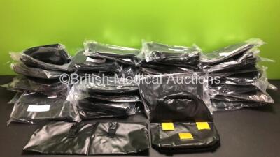 50 x Black Storage Bags - 2 Piece Sets (Unused in Bags) Stock Photo Used