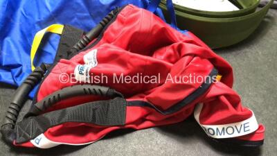 Mixed Lot Including 5 x Hartwell Medical Evac-U-Splint Mattress, 1 x Patient Lifting Straps and 1 x BackPak 12 Lifepak 12 Mounting Bracket *SN 0607001929* - 4