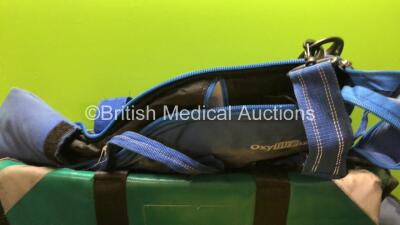 Mixed Lot Including 1 x Oxygen Carry Bag (Broken Zip-See Photo) 1 x Oxy Litre Oxygen Bottle Carry Bag, 1 x Medtree Leg Splint and 3 x Hartwell Medical Evac-U-Splint Mattresses - 2