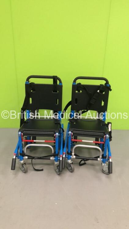 2 x Ferno EZ Glide Evacuation Chairs * SN 111191 / 112068 *