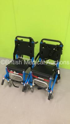 2 x Ferno EZ Glide Evacuation Chairs * SN 111191 / 112068 * - 2