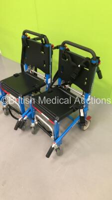 2 x Ferno EZ Glide Evacuation Chairs * SN 111191 / 112068 * - 3