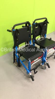 2 x Ferno EZ Glide Evacuation Chairs * SN 111191 / 112068 * - 4