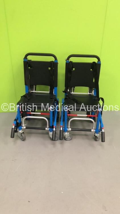 2 x Ferno EZ Glide Evacuation Chairs * SN 144921 / 112045 *