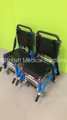 2 x Ferno EZ Glide Evacuation Chairs * SN 144921 / 112045 * - 4