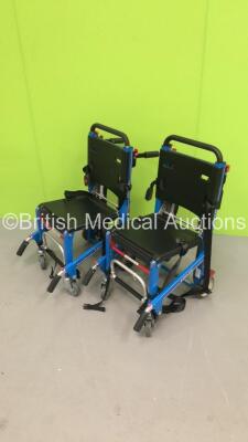 2 x Ferno EZ Glide Evacuation Chairs * SN 114545 / 084467 * - 2