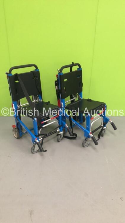 2 x Ferno EZ Glide Evacuation Chairs * SN 099236 / 144909 *