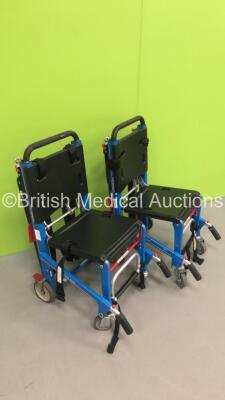 2 x Ferno EZ Glide Evacuation Chairs * SN 114557 / 084469 * - 2