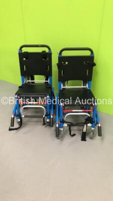 2 x Ferno EZ Glide Evacuation Chairs * SN 114557 / 084469 * - 3