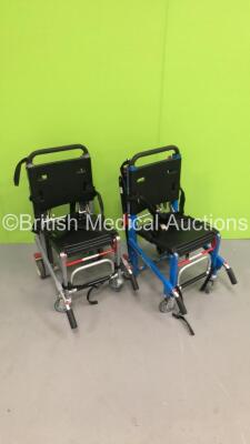 2 x Ferno EZ Glide Evacuation Chairs * SN 183280 / 114565 * - 2