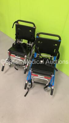 2 x Ferno EZ Glide Evacuation Chairs * SN 183280 / 114565 * - 5