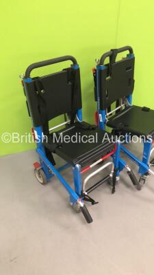 2 x Ferno EZ Glide Evacuation Chairs * SN 112052 / 111196 * - 3