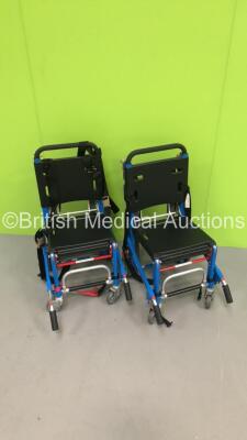 2 x Ferno EZ Glide Evacuation Chairs * SN 144934 / 112059 * - 2