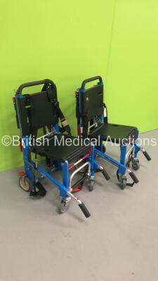 2 x Ferno EZ Glide Evacuation Chairs * SN 144934 / 112059 * - 3