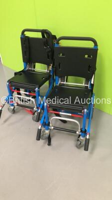 2 x Ferno EZ Glide Evacuation Chairs * SN 144934 / 112059 * - 4