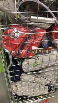 Cage of Mixed Ambulance Equipment Including PAX Pumps and Ambulance Bags (Cage Not Included) - 4