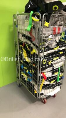 Cage of Mixed Ambulance Equipment Including Pax Vacuum Mattresses (Cage Not Included) - 3