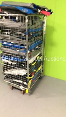 Cage of Mixed Ambulance Equipment Including Hartwell Medical Evac-U-Splint Mattresses (Cage Not Included) - 2