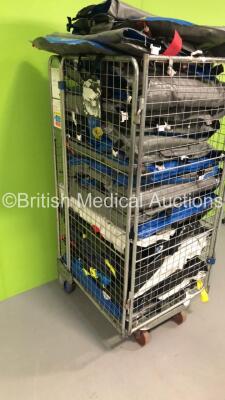 Cage of Mixed Ambulance Equipment Including Hartwell Medical Evac-U-Splint Mattresses (Cage Not Included) - 3