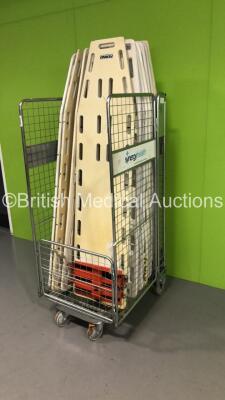 12 x Spinal Boards Including Ferno (Cage Not Included) - 2