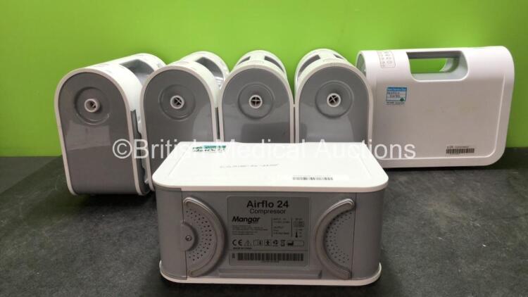 6 x Manger Airflo 24 Compressors *SN CD01002422505, CD01002424569, CD01002409788, CD01002412521, CD01002409017, CD01002409784*