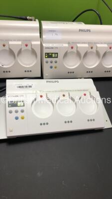 3 x Philips Avalon CTS Fetal Transducer Systems (All Power Up) - 3