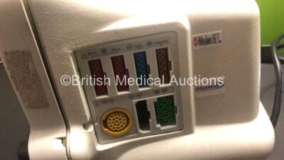 Job Lot Including 1 x Huntleigh Healthcare Smartsigns SC750 Patient Monitor (Powers Up) and 1 x GE Dash 3000 Patient Monitor with BP1/3, BP 1/2, SPO2, TEMP/CO, CO2, NBP and ECG Options (Powers Up, Damaged Casing - See Photo) - 6