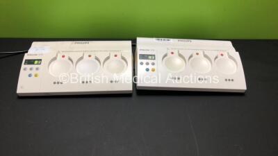 2 x Philips Avalon CTS Fetal Transducer Systems (Both Power Up)