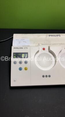 2 x Philips Avalon CTS Fetal Transducer Systems (Both Power Up) - 2