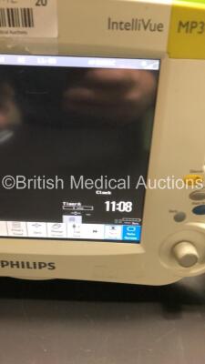 1 x Philips IntelliVue MP50 Patient Monitor * Crack to Casing and Scratch to Screen-See Photos * Mfd 2007 * and 1 x Philips IntelliVue MP30 Patient Monitor * Scratches to Screen-See Photos * Mfd 2010 * (Both Power Up) - 3