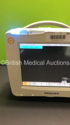 1 x Philips IntelliVue MP50 Patient Monitor * Crack to Casing and Scratch to Screen-See Photos * Mfd 2007 * and 1 x Philips IntelliVue MP30 Patient Monitor * Scratches to Screen-See Photos * Mfd 2010 * (Both Power Up) - 4