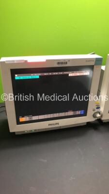 2 x Philips IntelliVue MP70 Patient Monitors (Both Power Up) * Mfd 2006 / 2006 * - 2