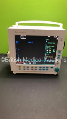 Datex-Ohmeda F-CM1-04 Patient Monitor * Mfd 2006 * with 1 x E-PRESTN Module with SpO2,T1,T2,P1,P2,NIBP and ECG Options * Mfd 2009 * and 1 x E-CAiOV Gas Module with D-Fend Water Trap and Spirometry Options * Mfd 2006 * (Powers Up) - 9